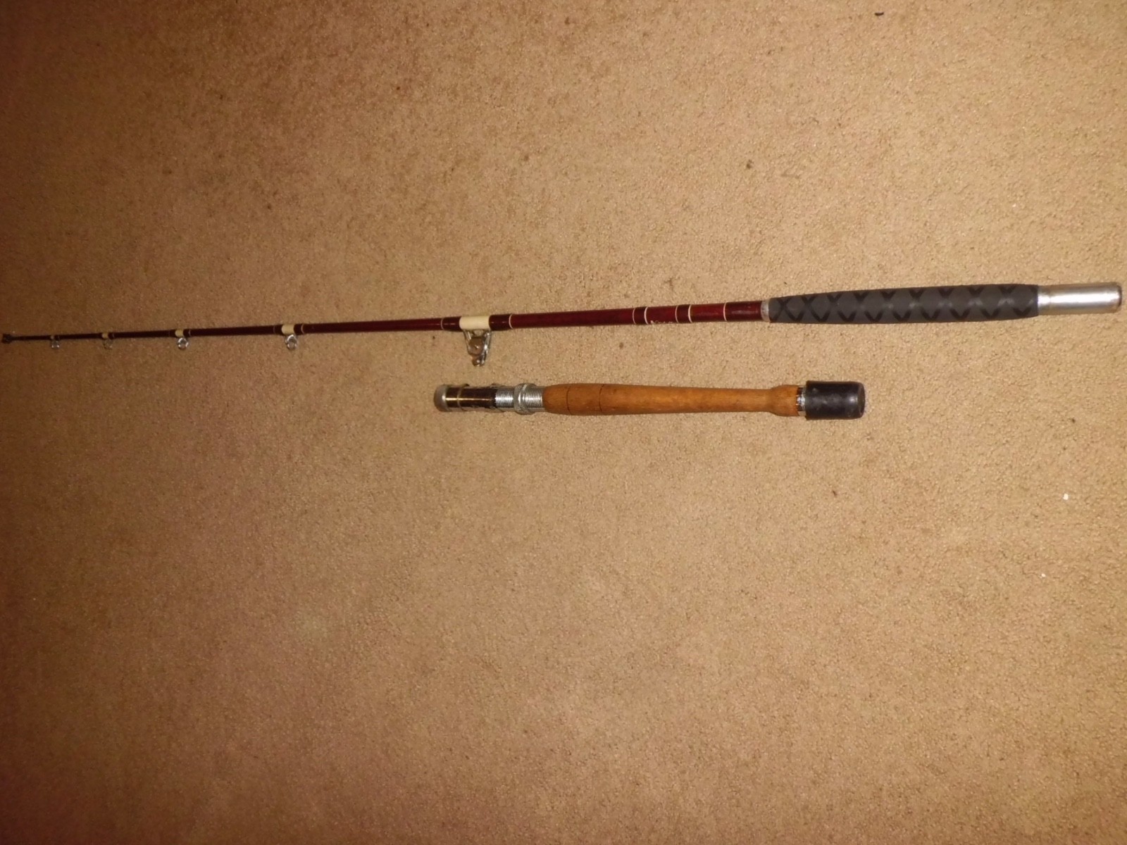 Vintage Silaflex M50GR Conventional Boat 6’8″ Rod made in USA- 50 lb test
