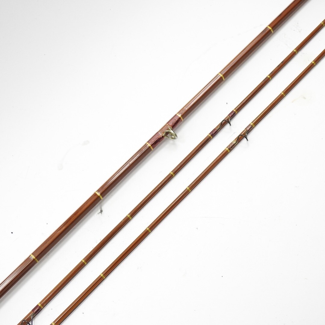 Fred Debell Impregnated “Presentation” Bamboo Fly Rod. 7′ 6”. W/ Tube & Sock.