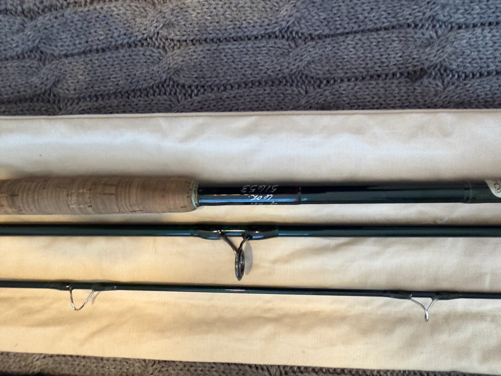 Winston XDLT 9ft 11wt Fly Rod 3pc Very Good Condition Serial 51653 Tube Sock