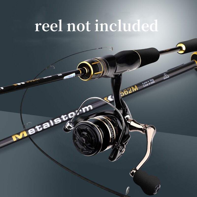 5’6″/6’0″ Fishing Rod Carbon Fiber Spinning/Casting Fishing Pole Bait Trout Rod