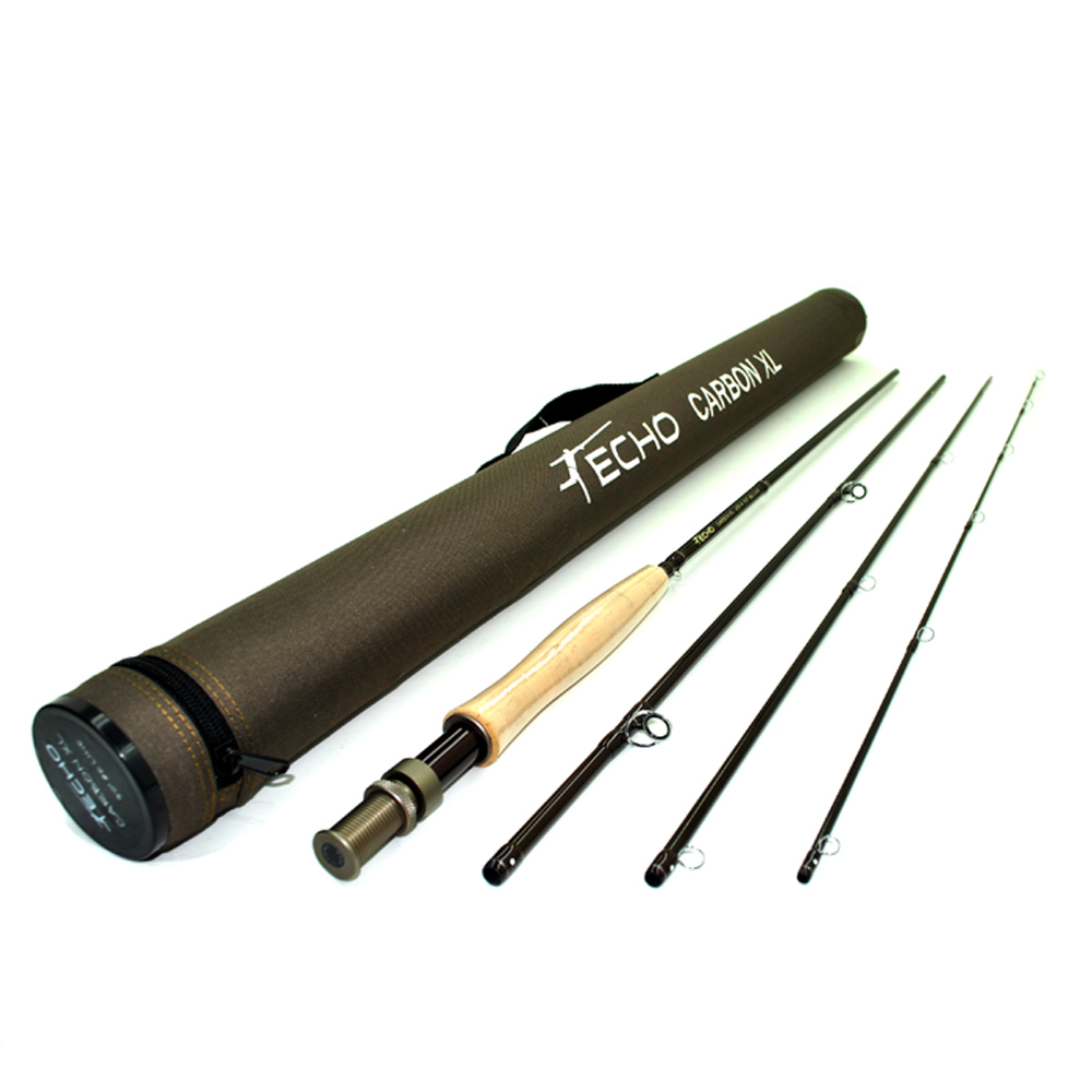 ECHO CARBON XL 590-4 9′ #5 WEIGHT 4 PC FLY ROD -NEW, FREE US SHIPPING