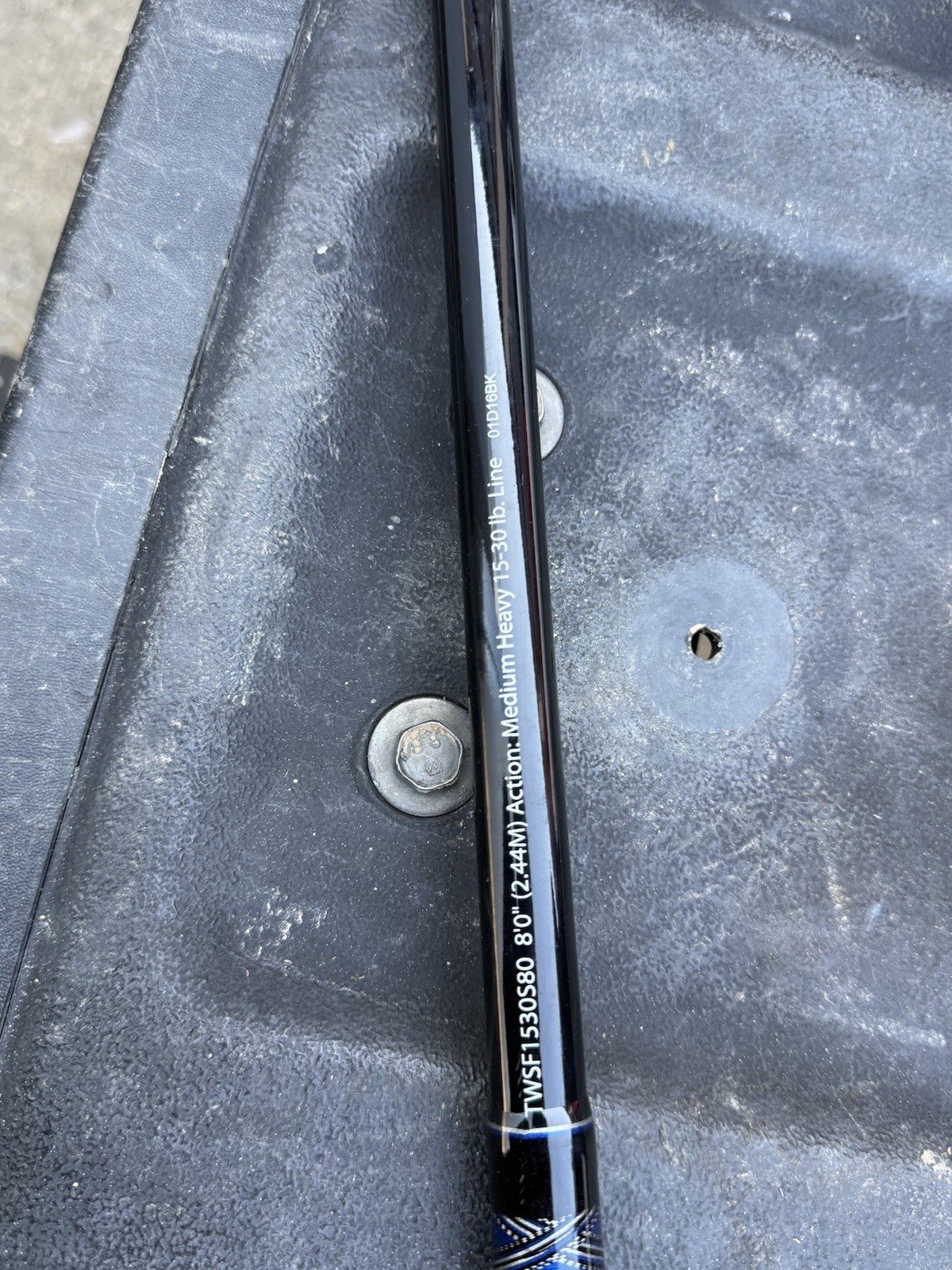 Shakespeare TIDEWATER TWSF1530S80 8′ 0″ Medium Heavy Action 2-Piece Spinning Rod