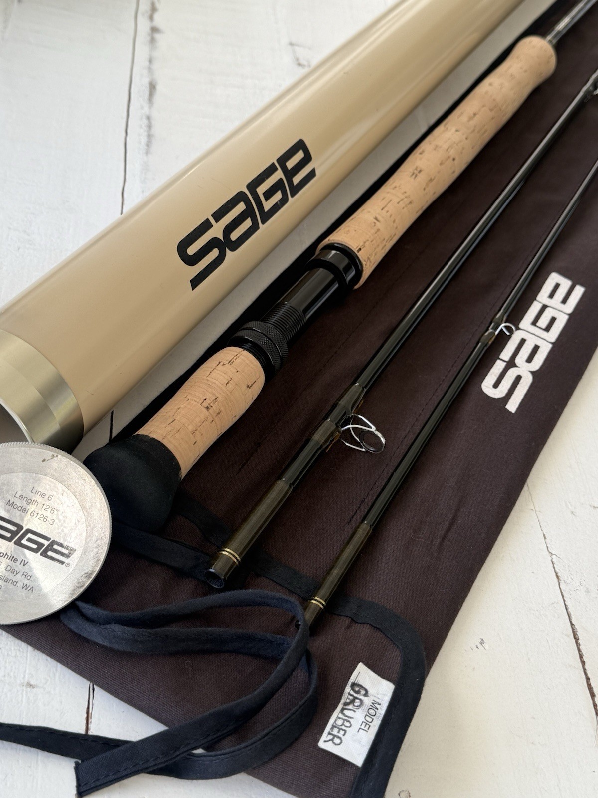 **BEAUTIFUL**🔥SAGE GRAPHITE IV SWITCH/SPEY 6wt 12’6”ft SWITCH/SPEY Rod!!!!🔥