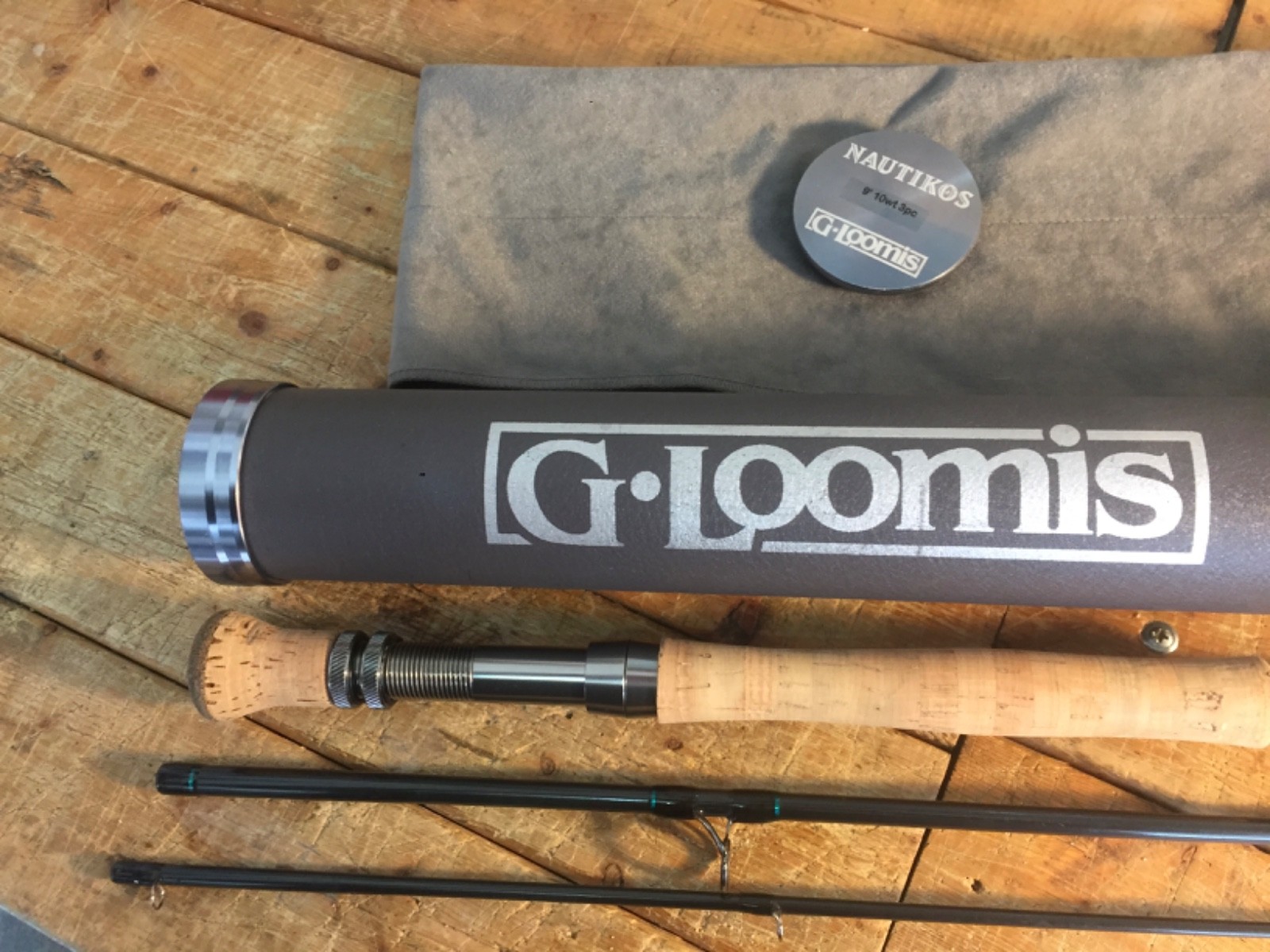 G LOOMIS FLY ROD NAUTIKOS 9′ 3 PC 10 WT FINE