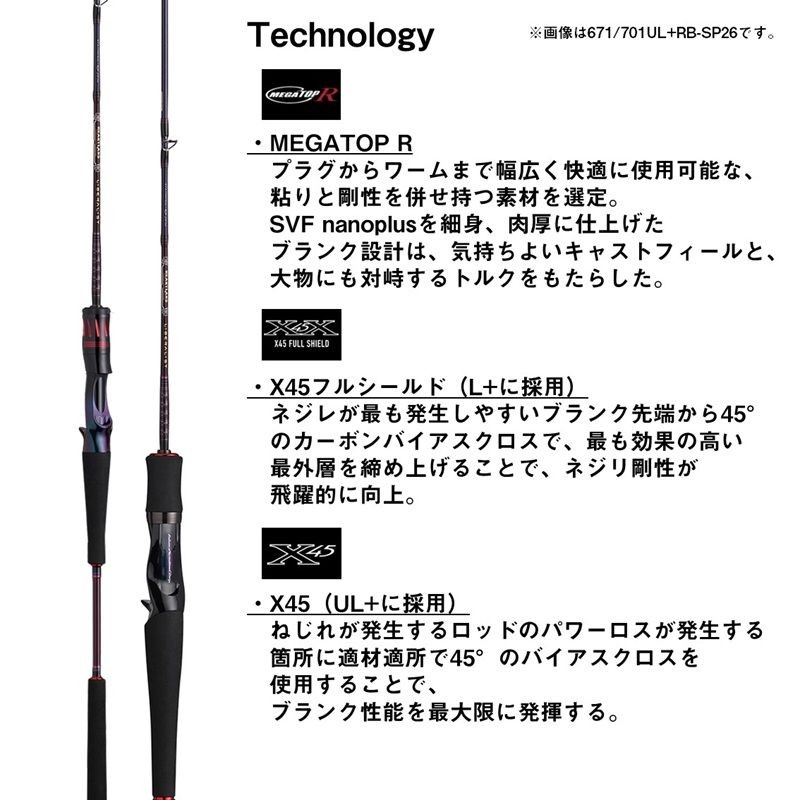 Heartland Liberalist 671/701L+RB-SP Fishing Rod, Multi-species, Used