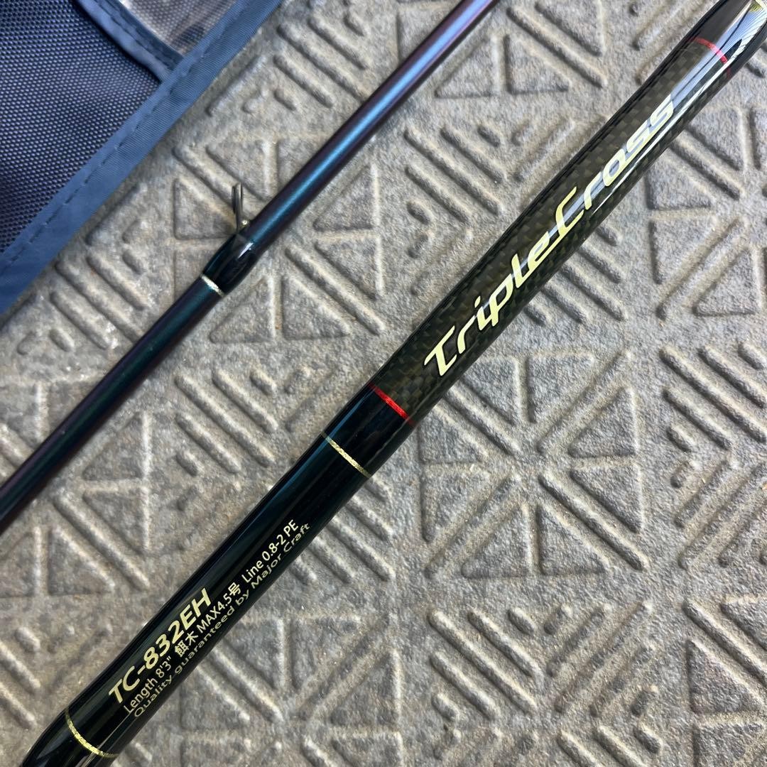 Major Craft Triple Cross TC-832EH Eging Rod 4.5号 Power(Ma-jora color) Used