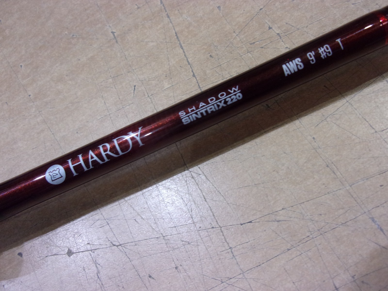 HARDY SHADOW FLY ROD and case 9 foot 9 weight
