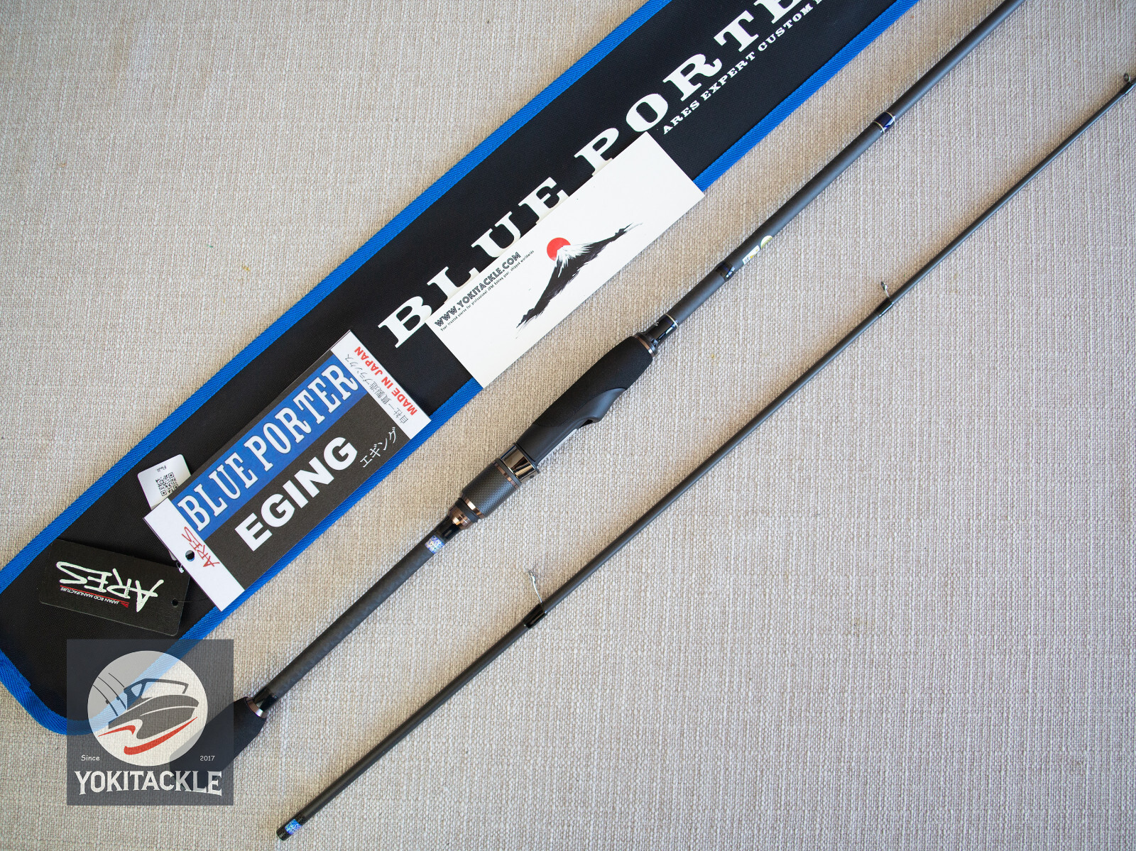UZAKI NISSIN Ares Blue Porter EG 8.6-L Eging Spinning Rod