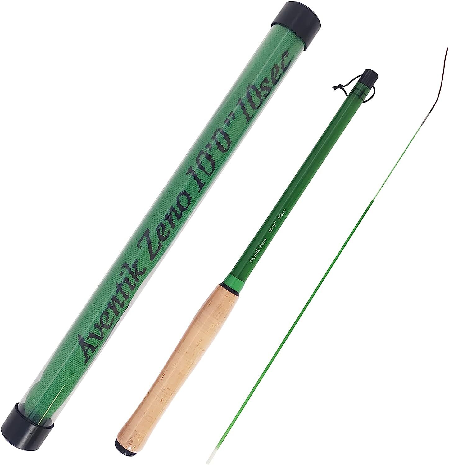 Aventik Zeno S2-Glass Tenkara Rod with 2 Extra Rod Sections 10 Sec in 10ft