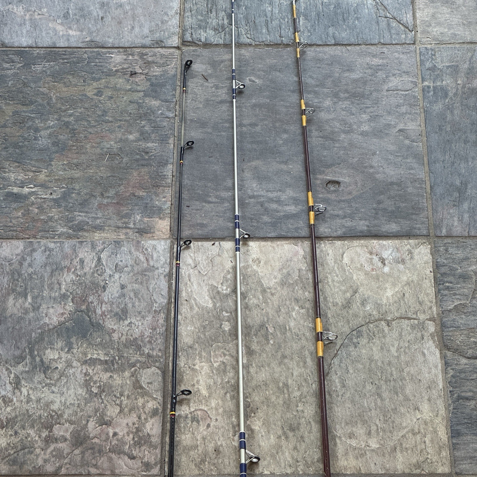 3 Vintage Fishing Poles SHAKESPEARE UGLY STIK Conlon Garcia Shakespeare 1320