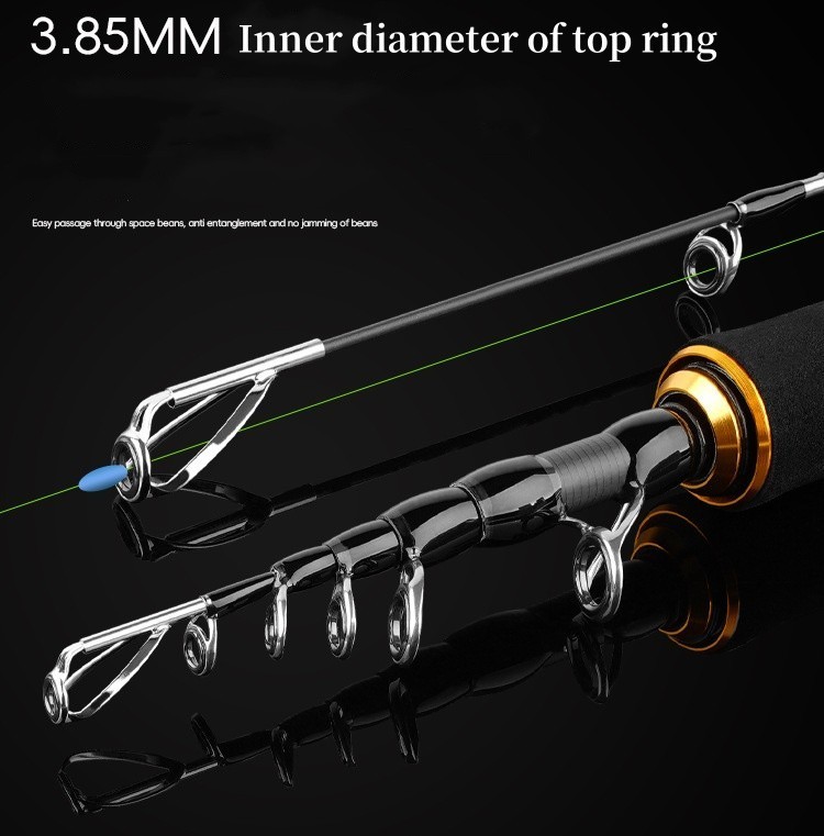 Telescopic Portable Fishing Rod 7ft 8ft 9ft Travel Pole Rock Fishing Rod Carp