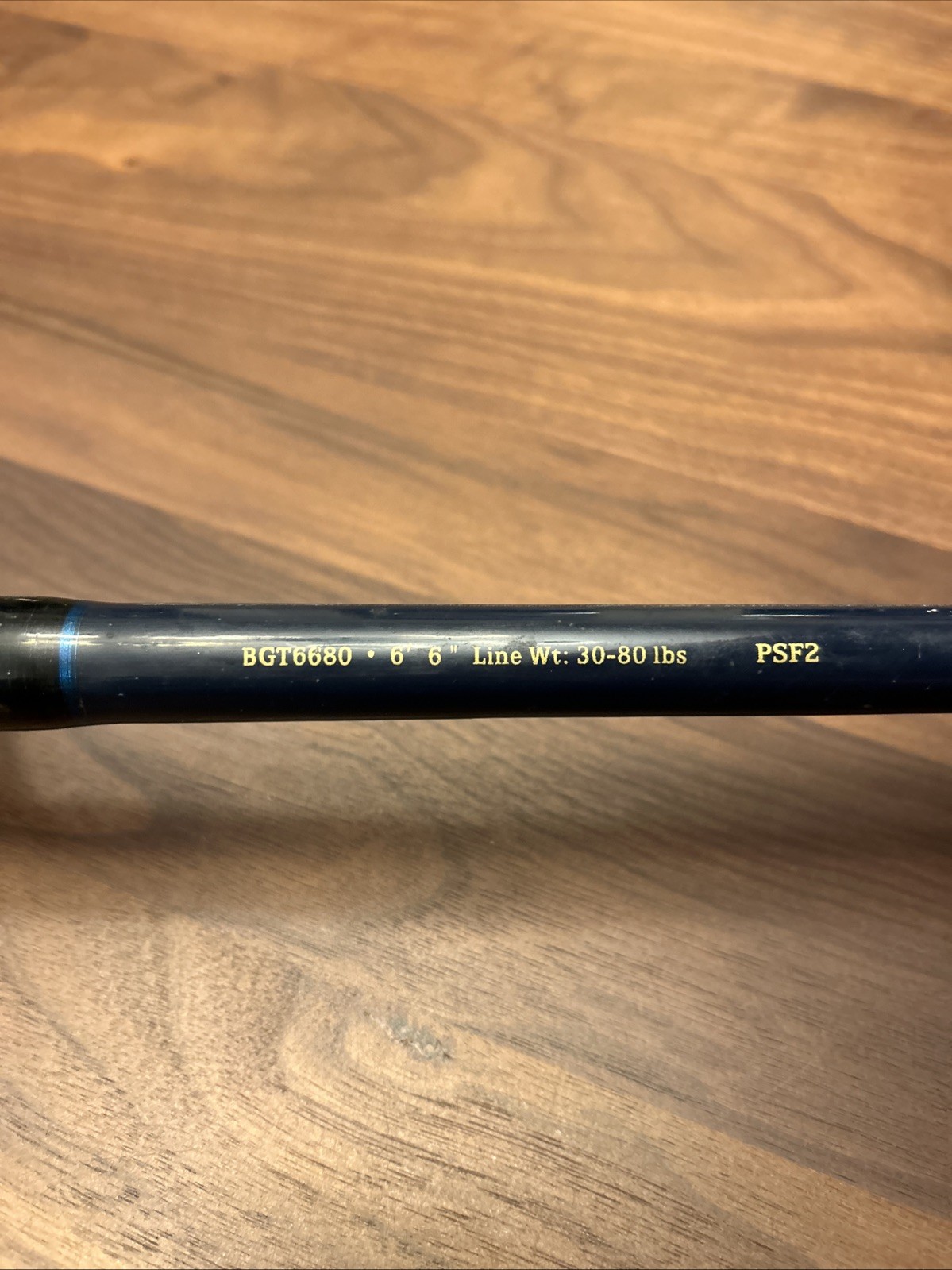 Quantum Gold Blue Runner Fishing Pole/Rod BGT6680 6’6″ 30-80lbs L18