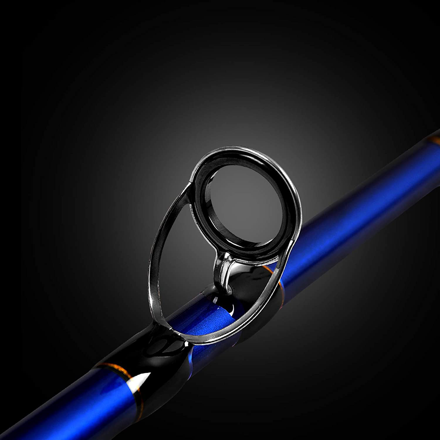 2-Piece Saltwater Spinning Fishing Rod Offshore Heavy Graphite Portable Travel