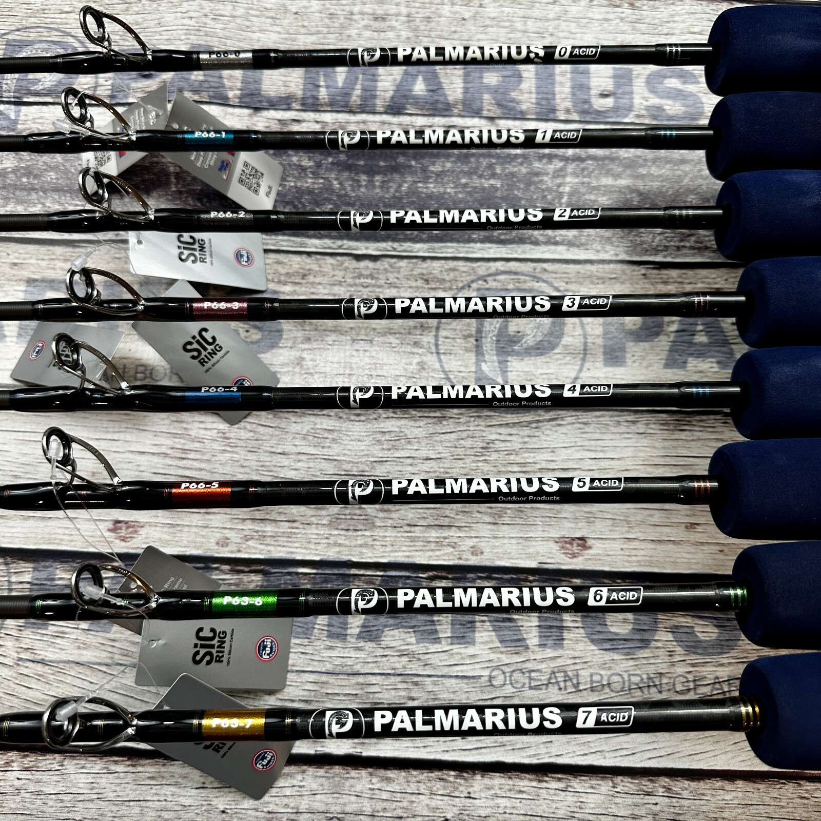 Palmarius P 66-3 200g to 400g ● 7 oz to 12 oz ● EVA ● SiC Torzite ● Acid Wrap