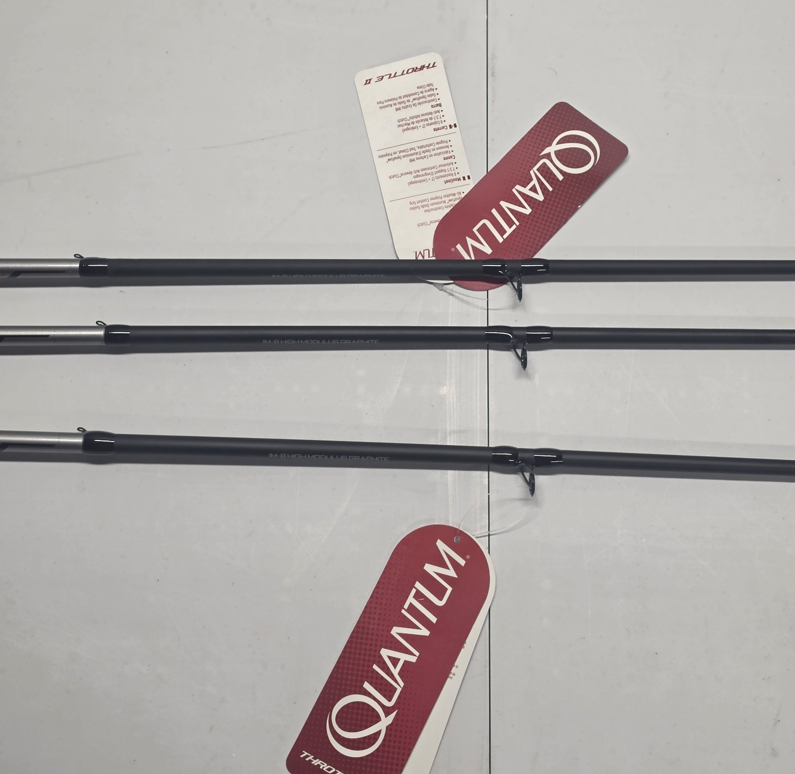 (LOT OF 3) Quantum Throttle II (2) 6’9″ Medium Heavy 1pc Casting Rods