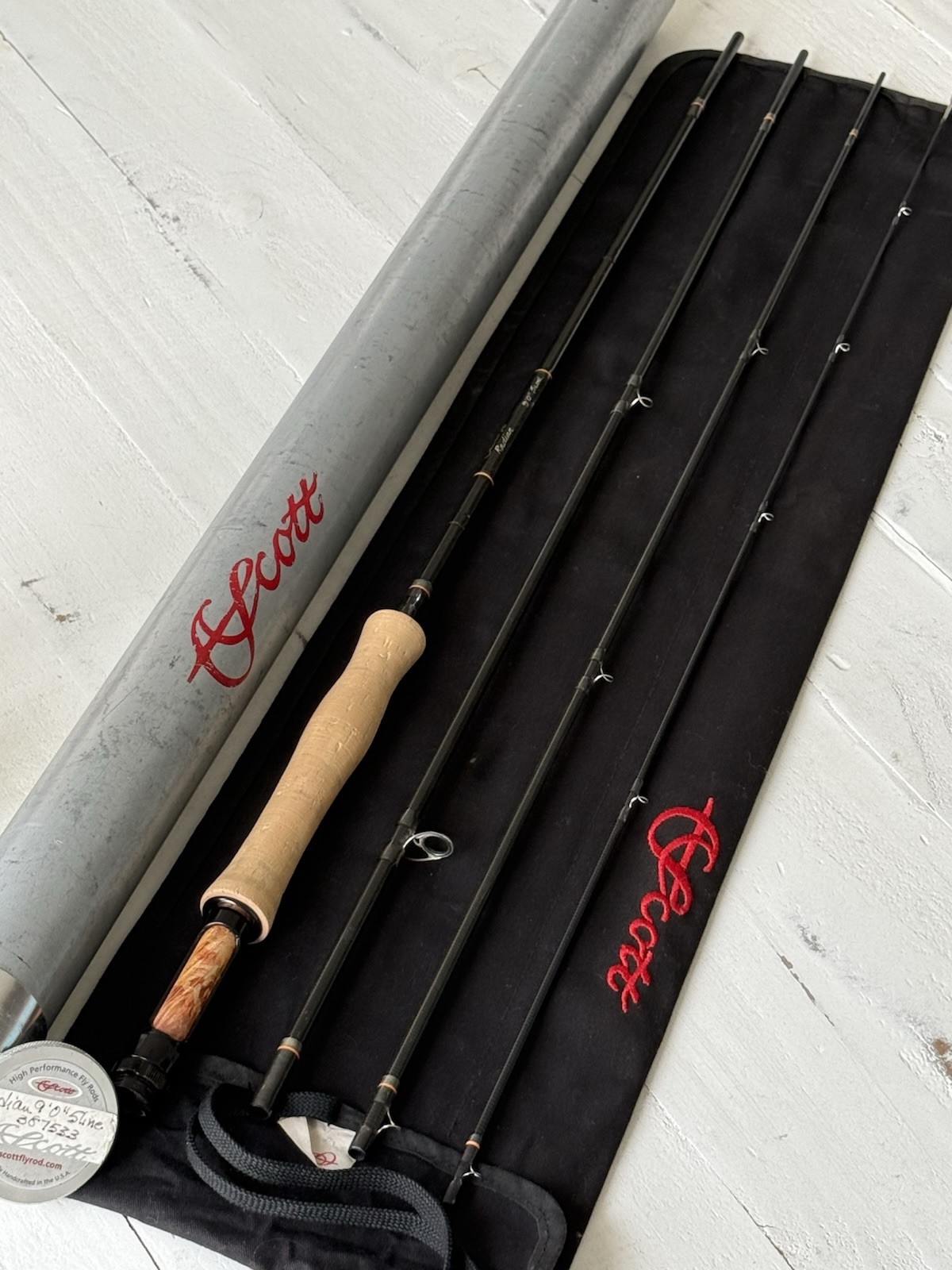 **BEAUTIFUL** 🔥 SCOTT RADIAN 5wt. 9’ft~4pc FlyRod!! 🔥~LEGENDARY~🔥