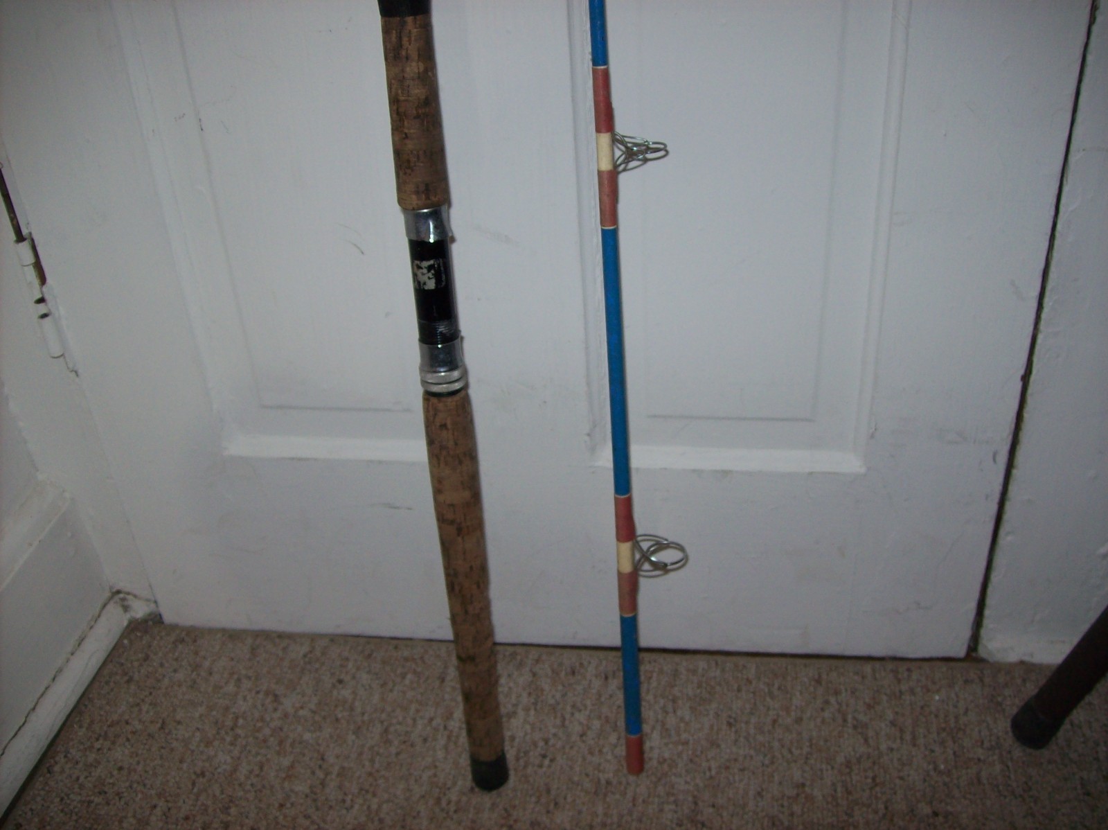 Vintage BRULE Iron River Wisconsin Fishing Rod 9 feet, 2-Piece