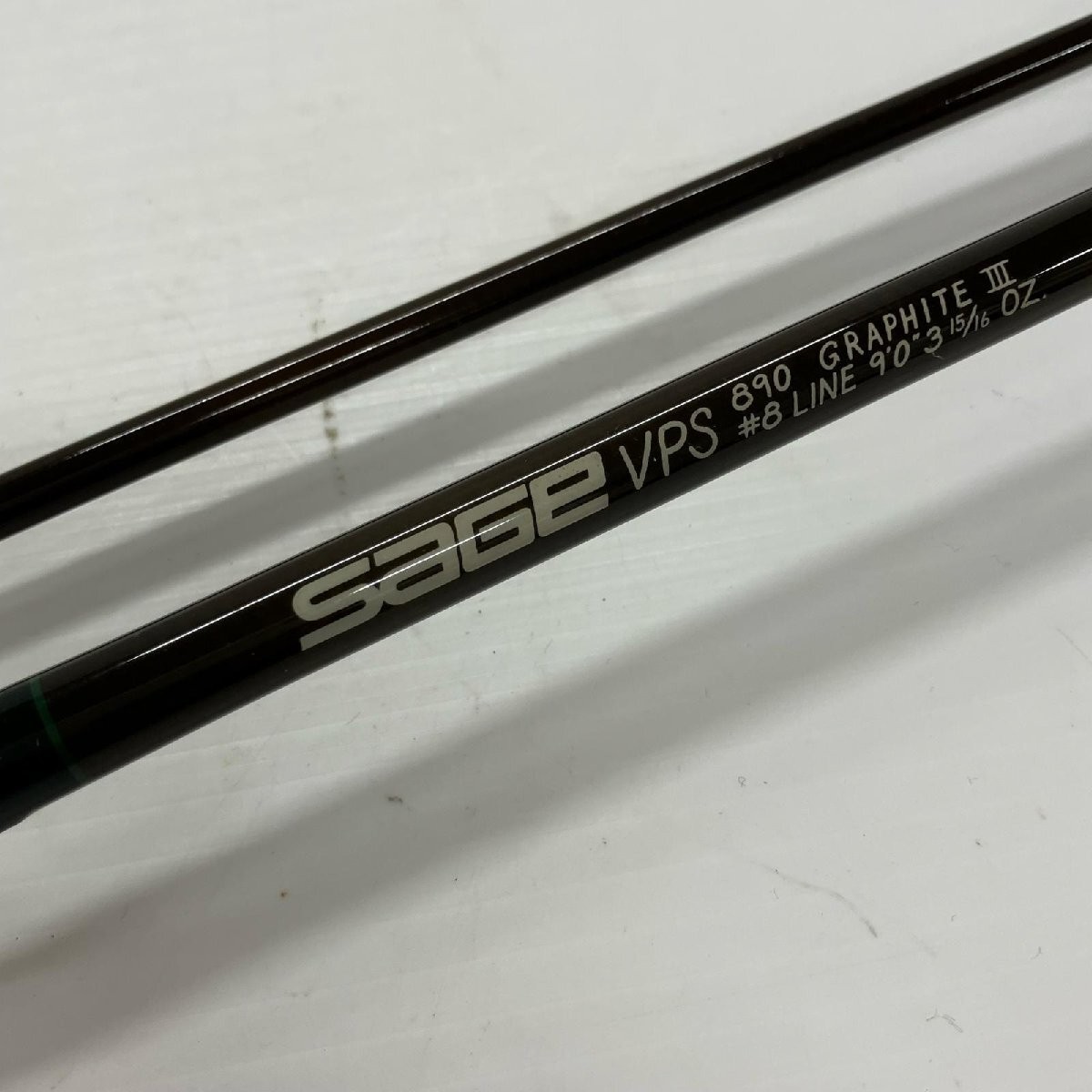 Sage Graphite III VPS 890 #8 9’0’3 15/16 OZ Fly Rod Brown Fishing Used Japan