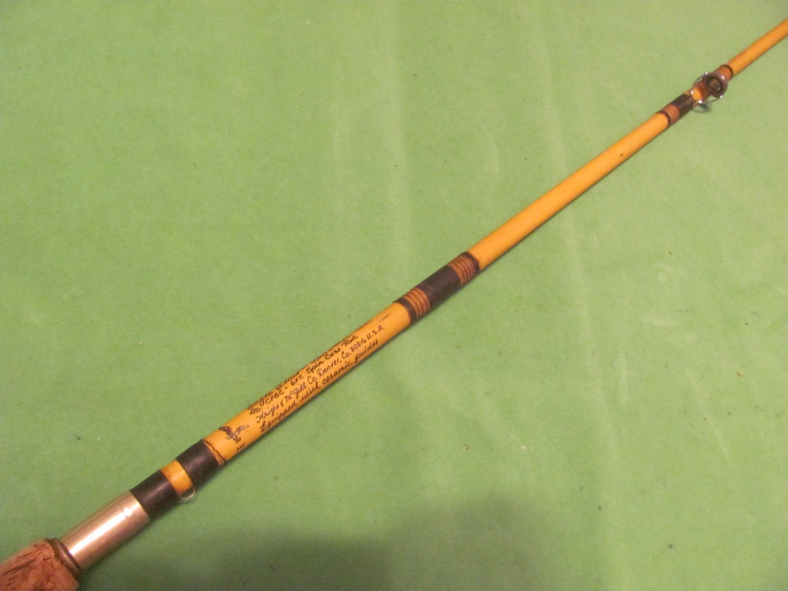 Vintage Eagle Claw Wright & McGill Pro Worm Rod 6′ 0″ Casting 1-Piece Rod