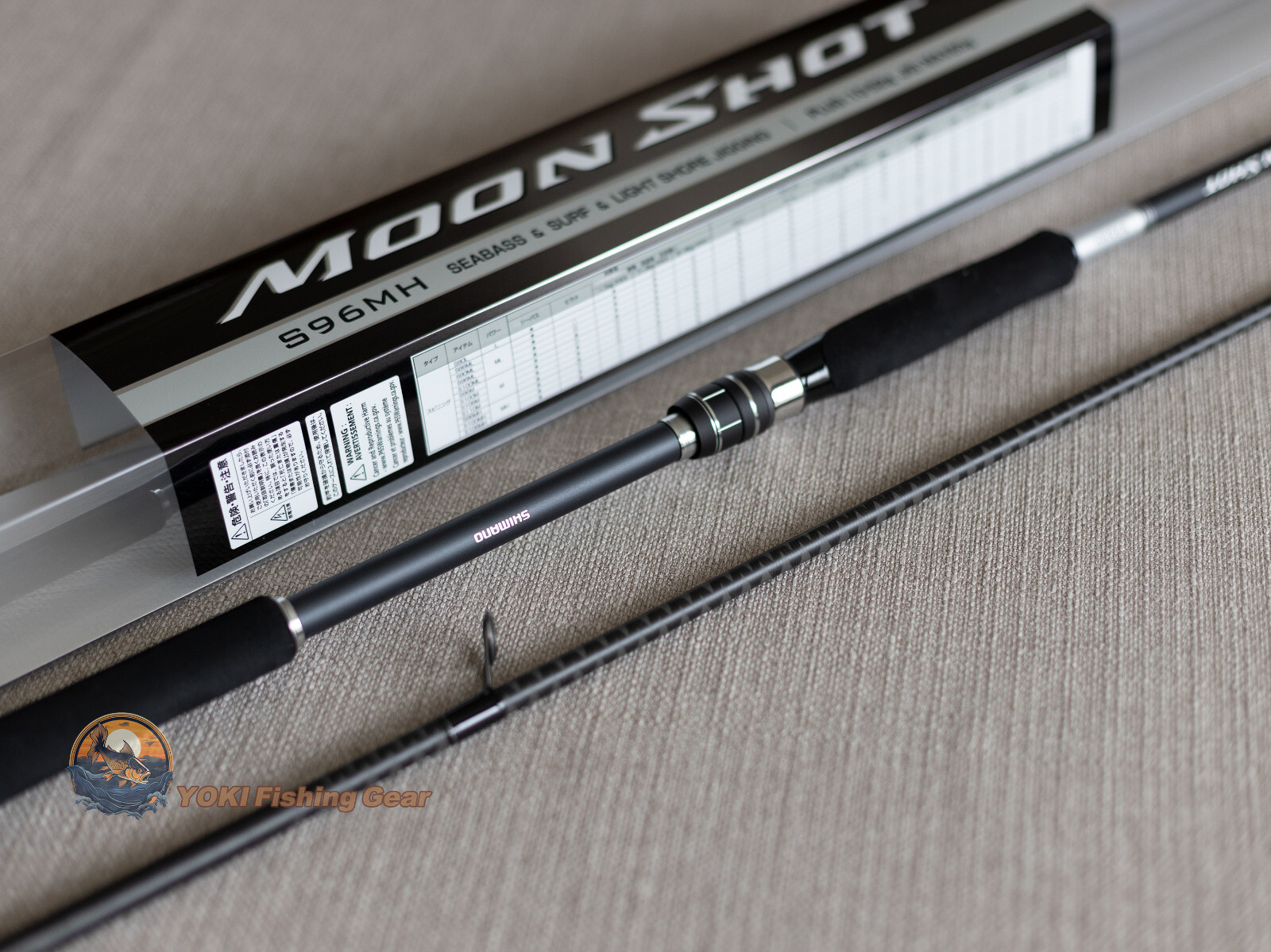 Watch Our Product Video-Shimano 21 Moonshot S96MH Spinning Rod Free Shipping A2