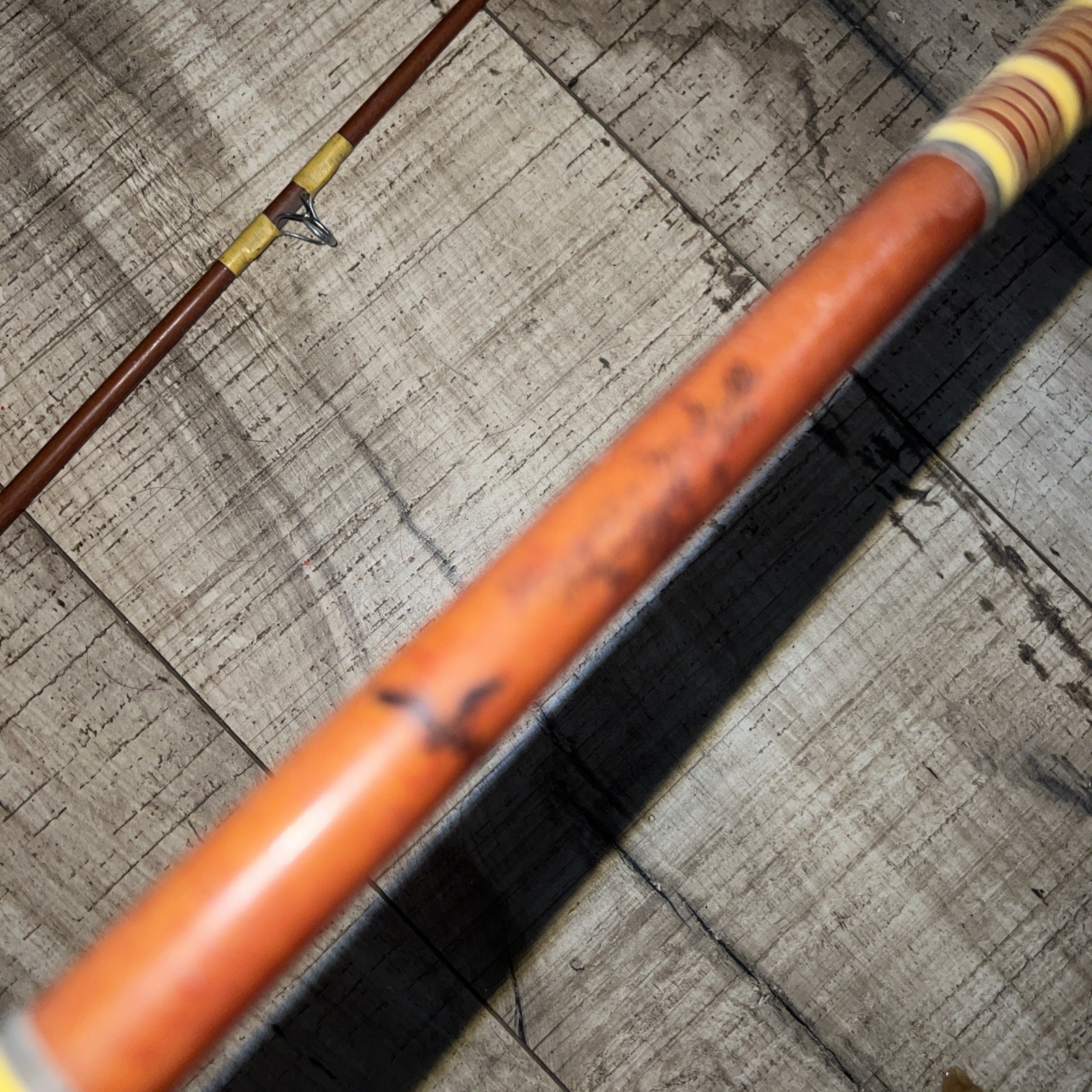 Vintage Eagle Claw Wright & McGill Powerlight MPLS 8ft 2pc spinning Rod Cork