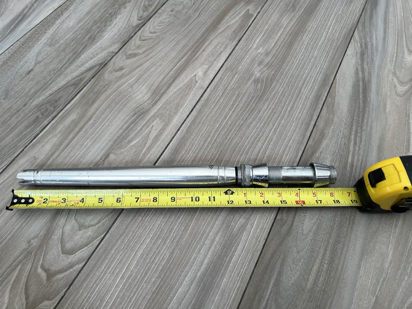 Aftco Aluminum Uni-Butt Straight Fishing Rod Butt #2 18 inch w/ Varmac Seat USA