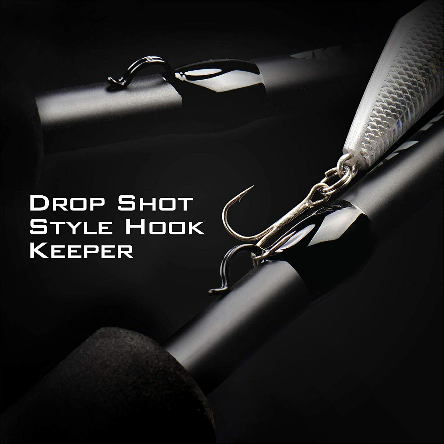 Graphite Spinning Casting Rod Light Medium Heavy Angler Performance Fishing Pole