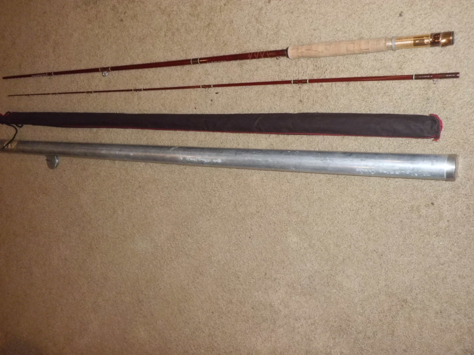 Vintage FENWICK Feralite FF80 Fly 8′ Rod made in USA #G167???- 7-8 fly wt.