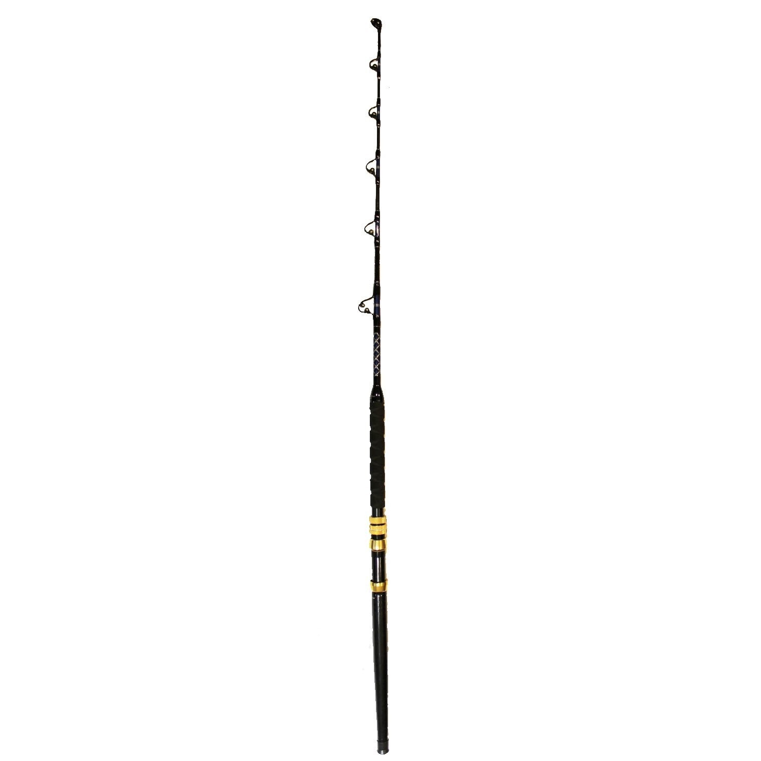 XCALIBER MARINE PAIR OF TROLLING RODS 50-80LB INCLUDES BENT AND STRAIGHT BUTT