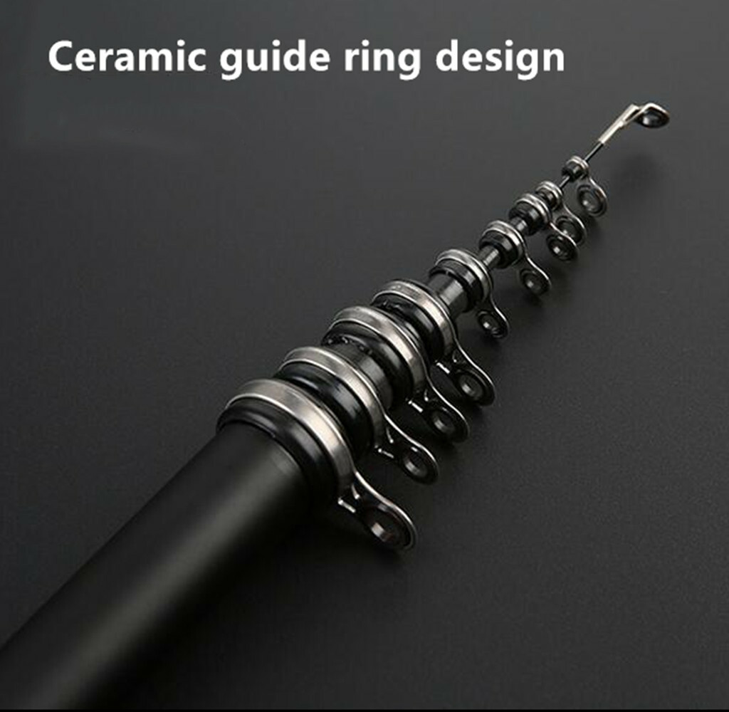 Fishing Rod Portable Rock 2.4m-6.0m Carp Rod Telescopic Sea Spinning Carbon Pole