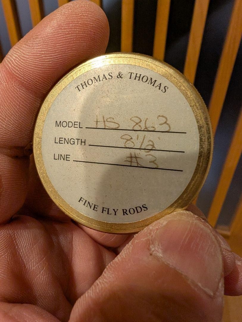 Thomas & Thomas HS 863 #3 Fly Fishing Rod
