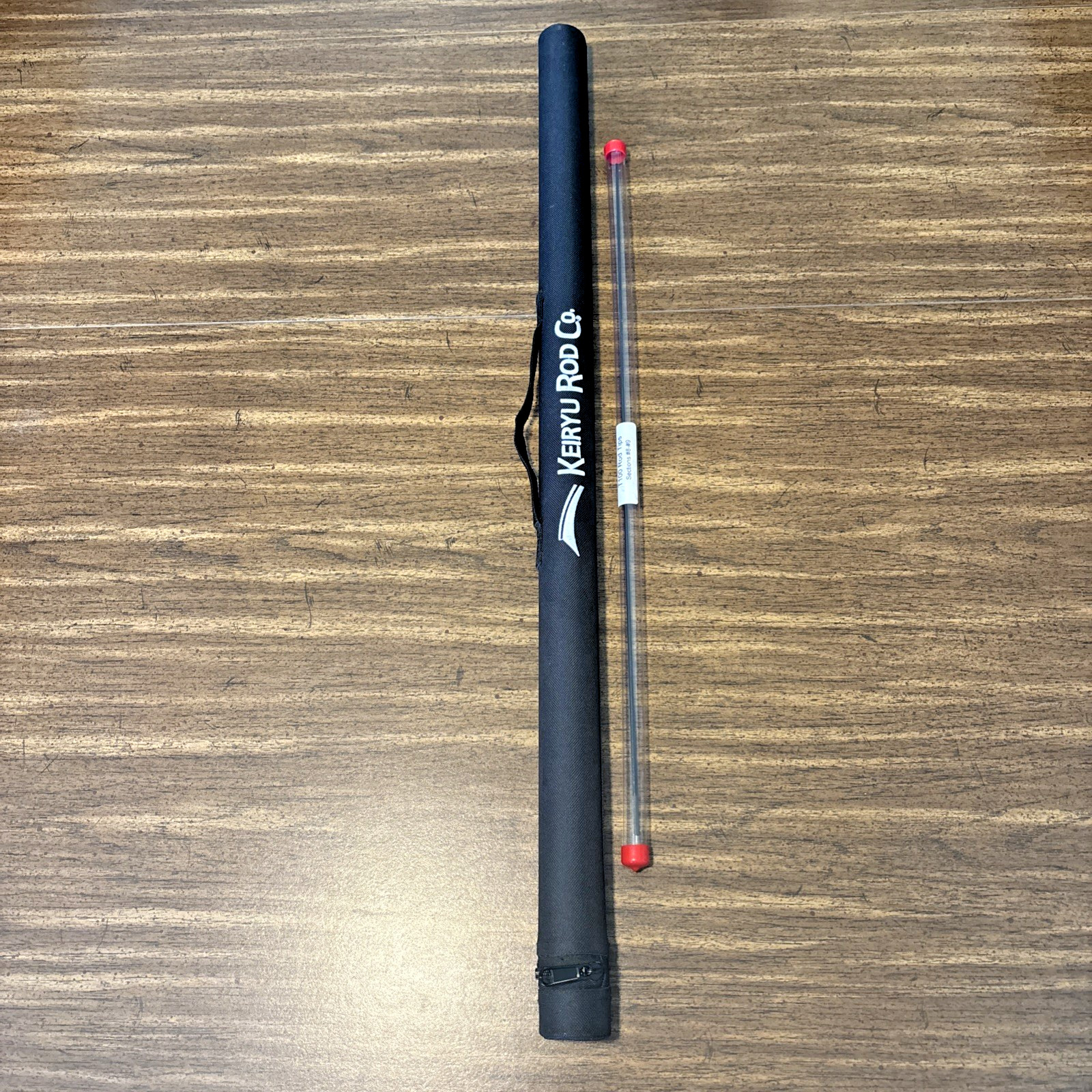 Keiryu Rod Co T100 Tenkara Fixed Line Fly Fishing Rod 5.4m 17.7ft Tube Extra Tip