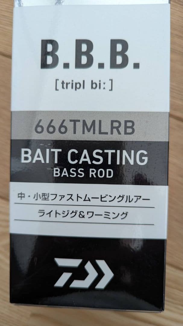 Daiwa B.B.B 666TMLRB Bass Baitcasting Multi-Piece Fishing Rod Used JDM