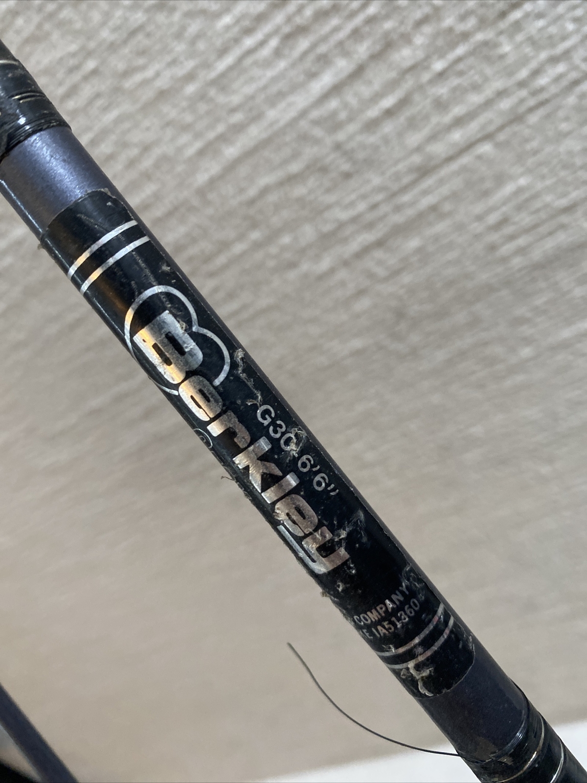 Vintage Berkley Gray G30 6’6″ Fishing Rod Lure WT 1/8-3/8 OZ EUC