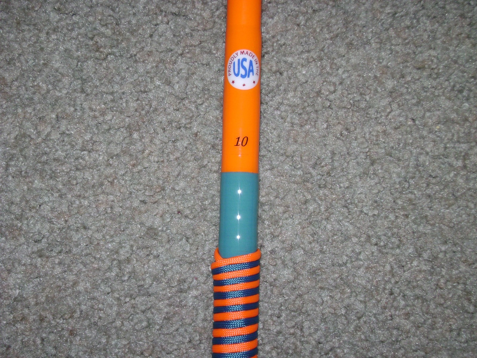 GLOW ROD MEAT HUNTER FLEX 10′ HVY SPINNING -GLOWS ORANGE UNDER BLACKLIGHT !