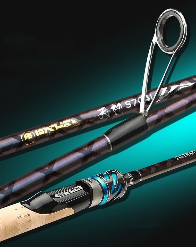 Portable Fishing Rod Carbon Fiber Stream Rod Ultra-Light Casting Spinning Fast