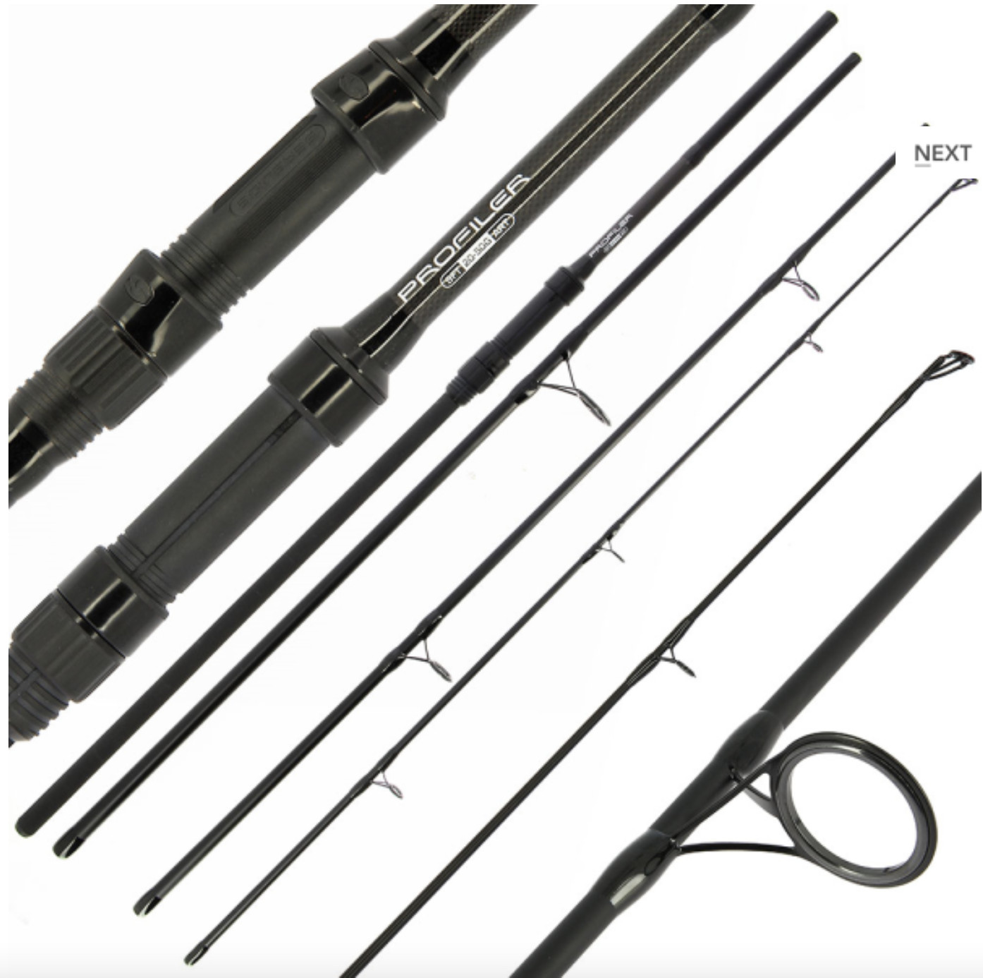 Carp Fishing Travel Rod 9ft 2.7M 4pc Piece Carbon NGT Profiler Short