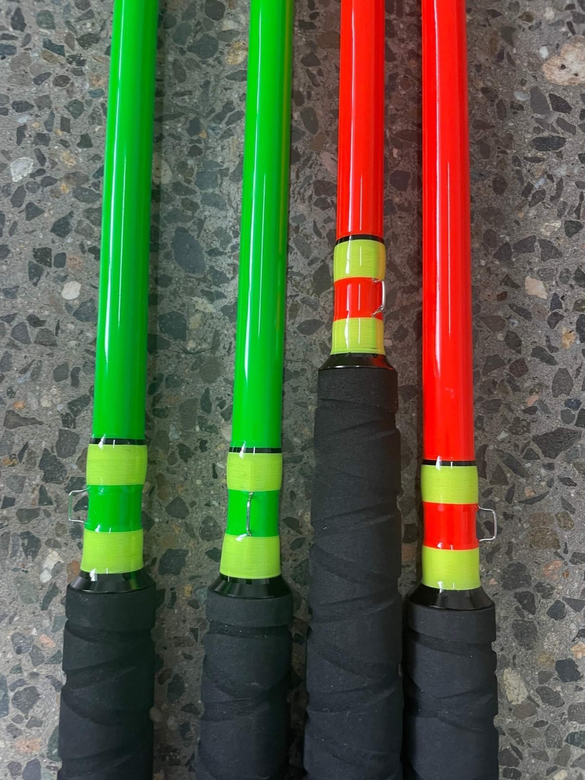 TOUGHEST FRICKE’N 7’6 COMPOSITE SPINNING RODS EVA FOAM (ORANGE)