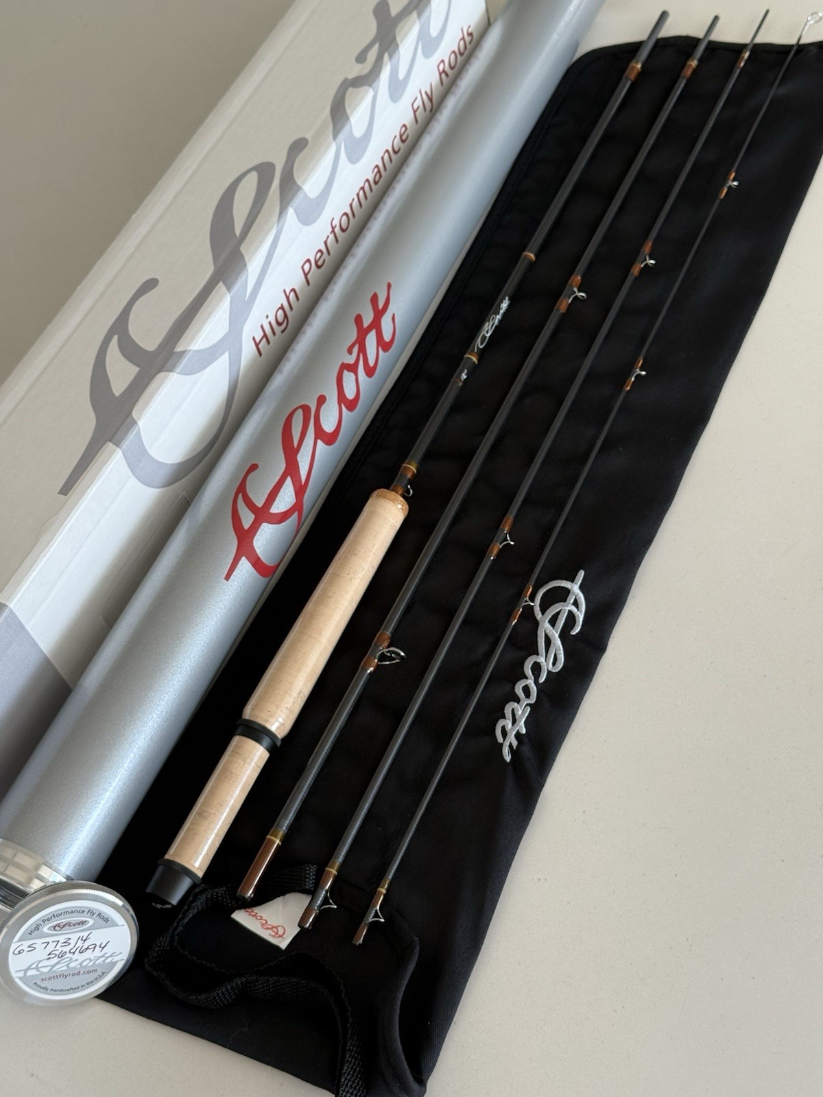 **BEAUTIFUL** 🔥 SCOTT G Series 3wt. 7’7”in~4Pc Fly Rod!! 🔥~NEW~🔥