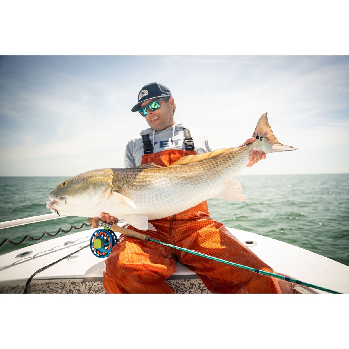 TFO Blitz 10wt 9ft 4pc Fly Fishing Rod w/ Rod Sock and Rod Tube (TF 10 90 4 BZ)