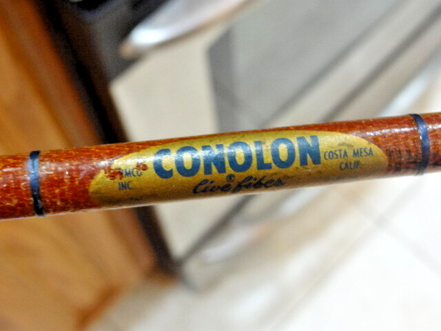 Vintage Garcia Conolon 8′ Live Fiber Classic 409 Fishing Glass Pole USA 1-Owner