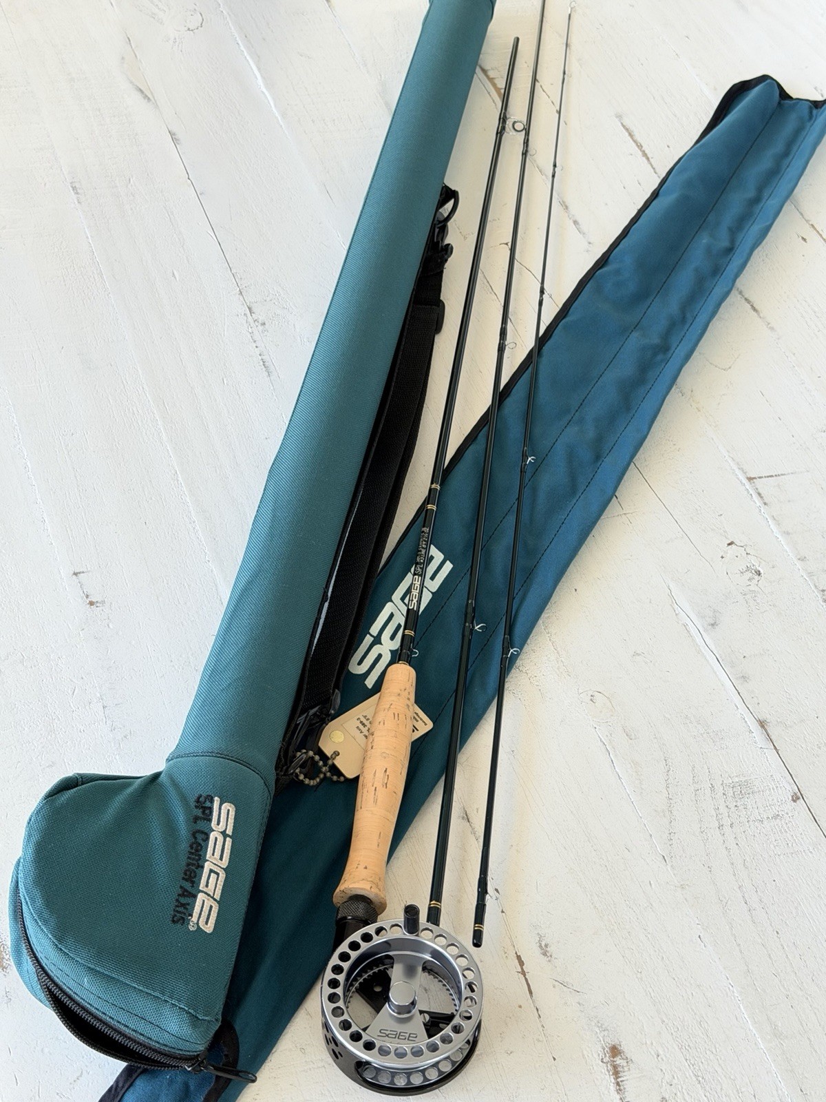 **BEAUTIFUL**🔥~RARE~ SAGE SPL Center Axis 3wt 8’9”in~3pc Rod & Reel ~LEGENDARY~