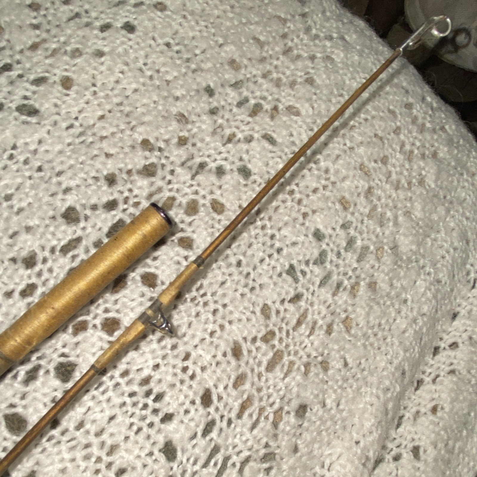Shakespeare Kev 8ft 6in Casting Rod Brown Cork Split Grip MH Moderate 2pc