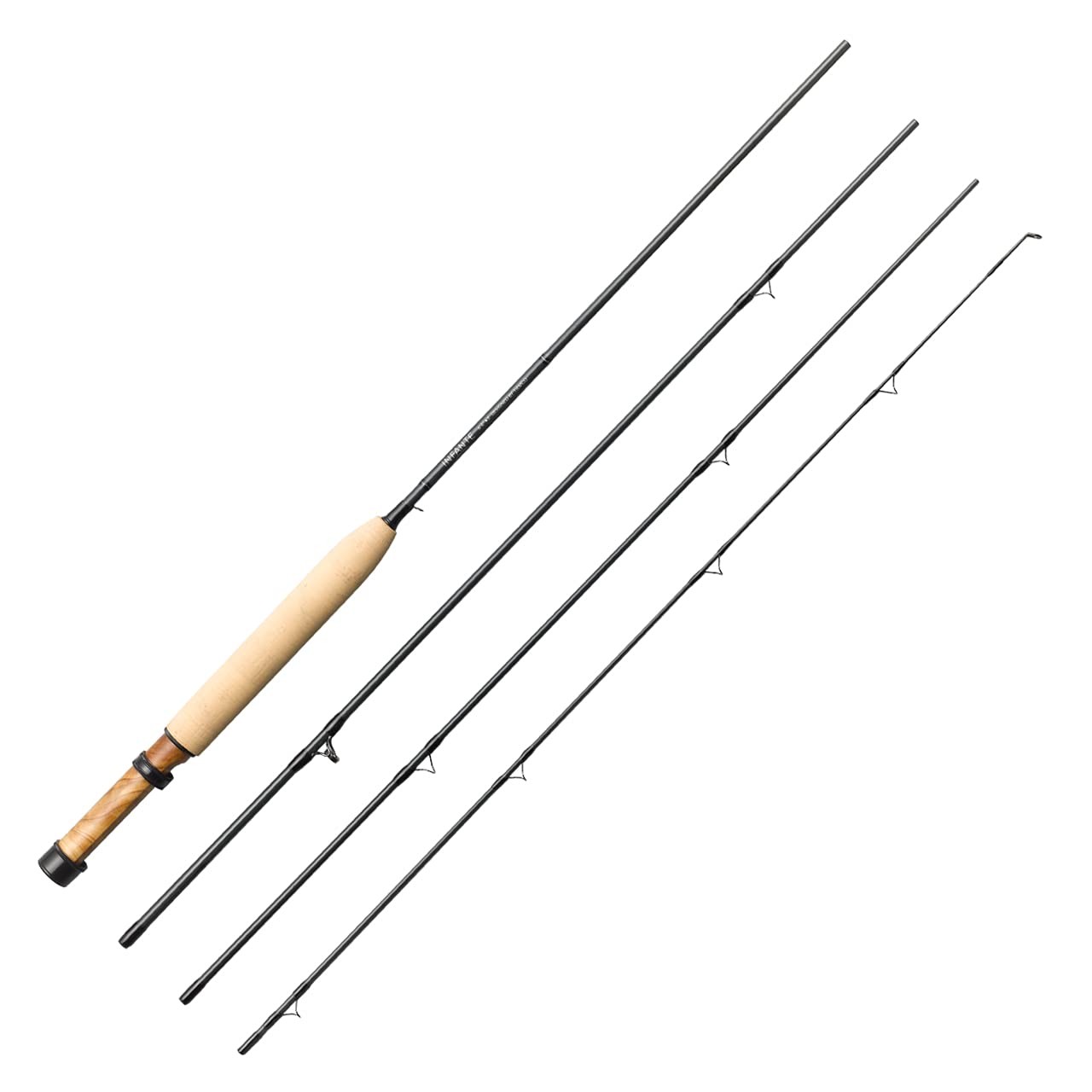 TIEMCO Uflex Infante 663-4 Fly Rod 6’6″ #3 Line 4pc Blue Gray