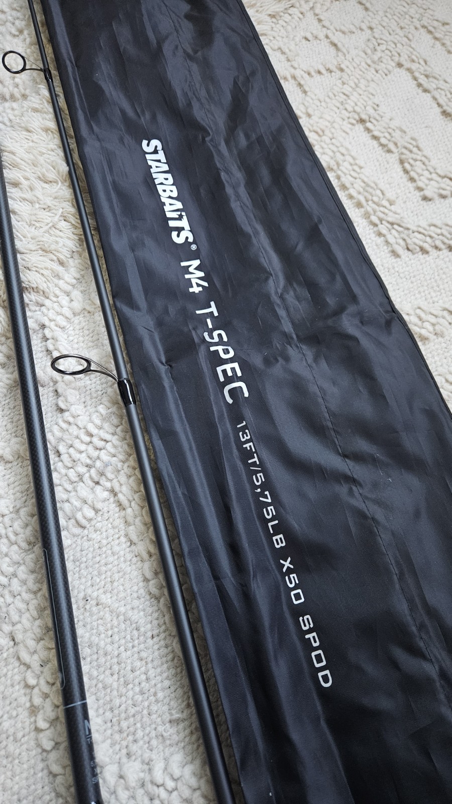 2x Starbaits M4 x Lite 50mm 13ft 3.5lbs Carp Rods NEW