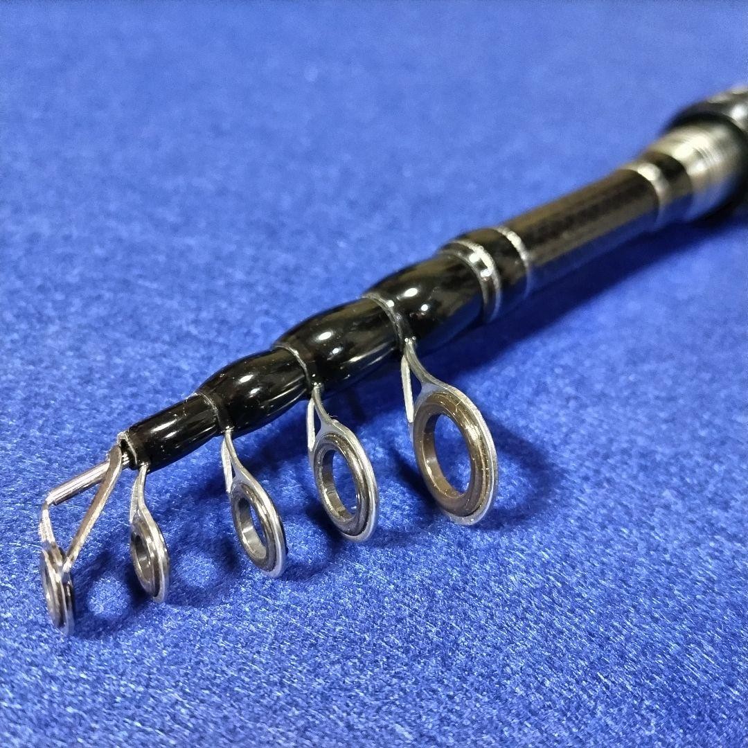 6ft Telescopic Spinning Rod for Bass & Sea Bass, Portable, 1.8m, Used