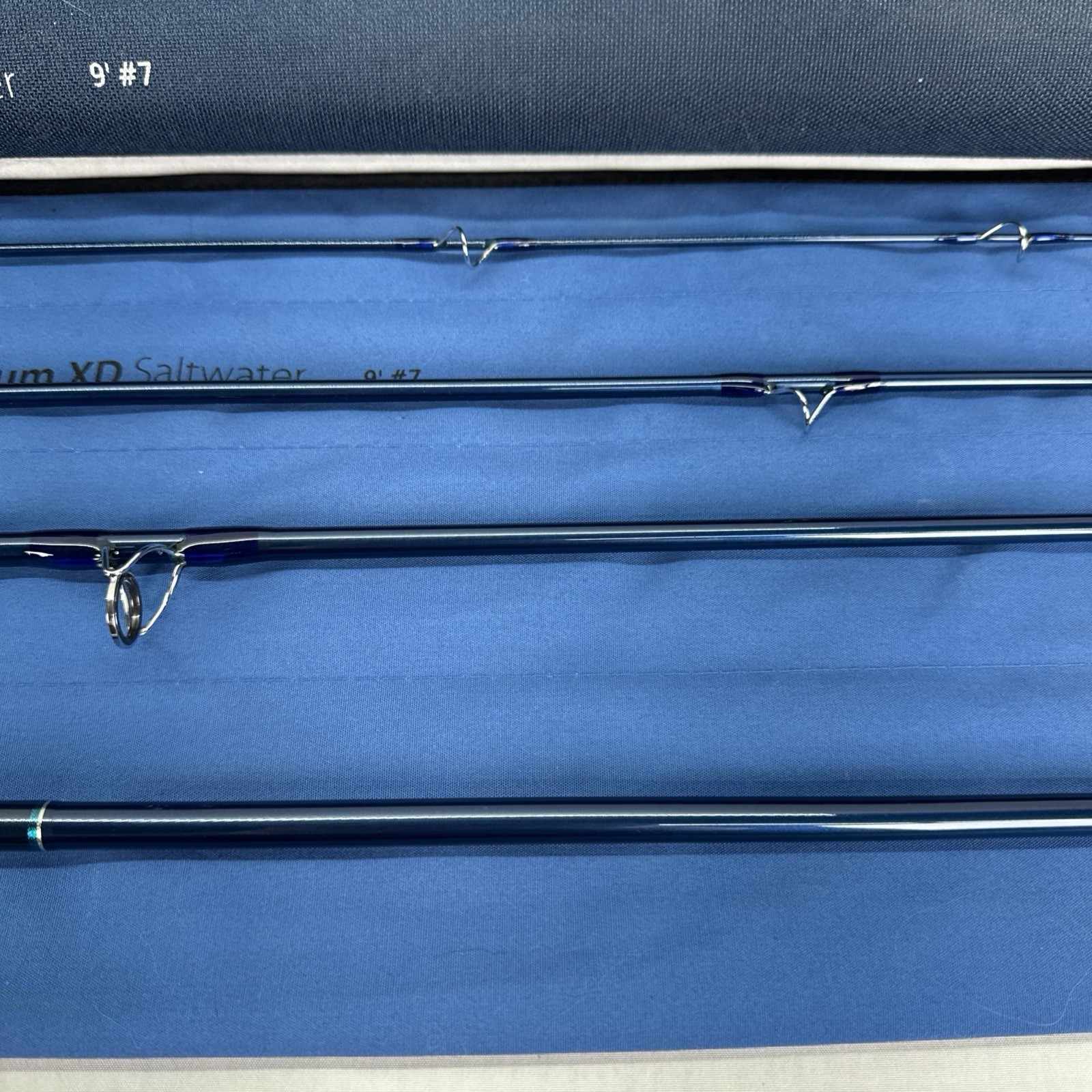 Greys Platinum XD 9’ #7 4 Piece Saltwater Fly Fishing Rod Sock and Case