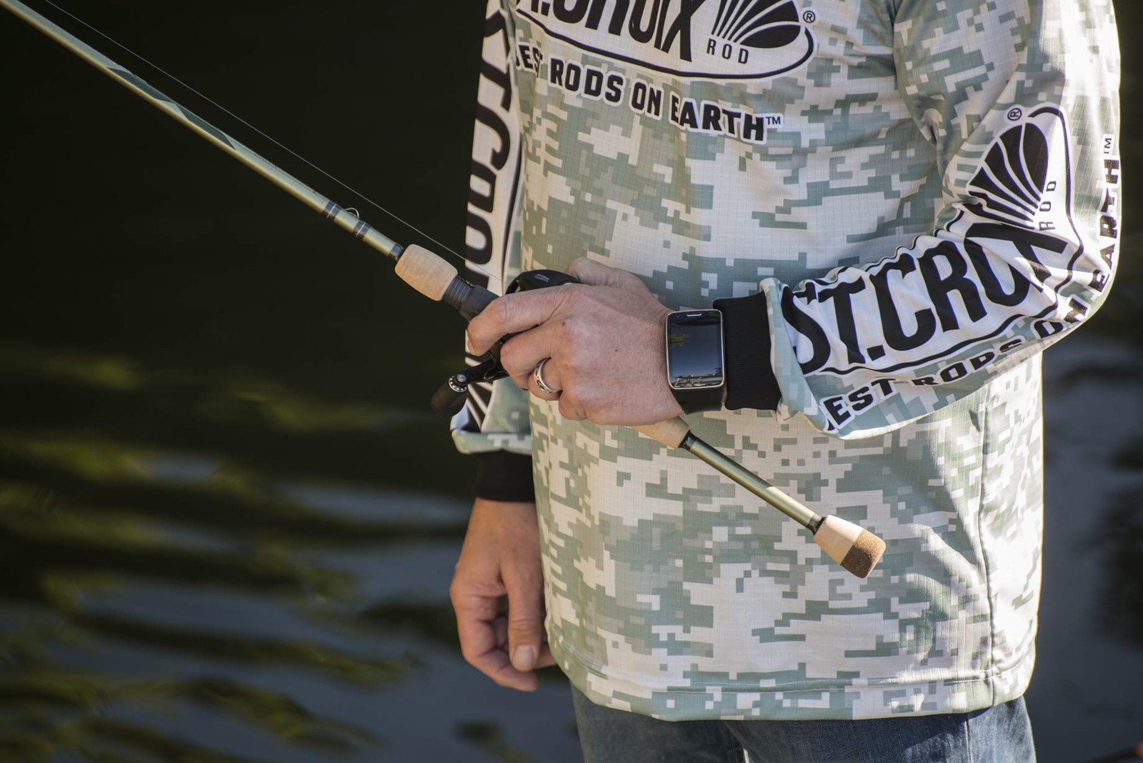 St. Croix Rods Legend X Spinning Rod, Black Coral