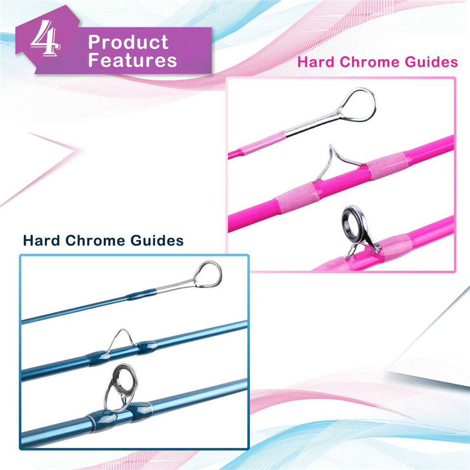 Youth Fly Fishing Rod Medium Fast Action For Girl and Boy