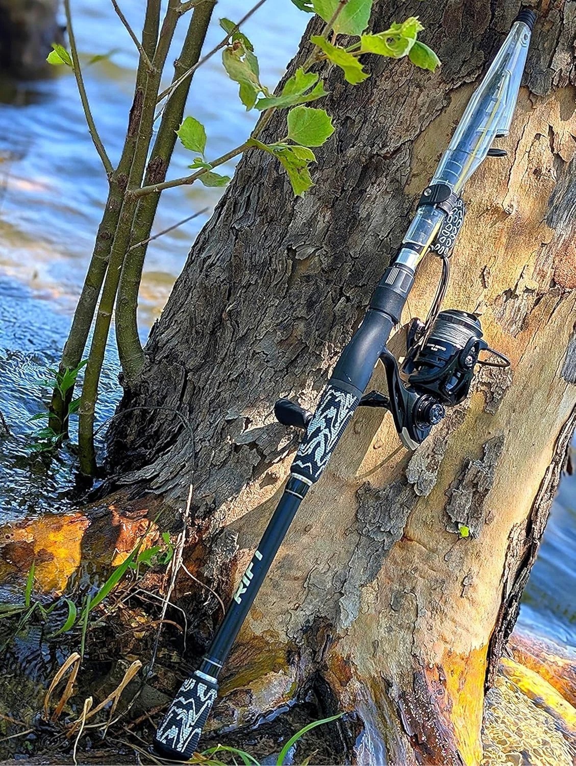 Venture Telescopic Fishing Rods, Rubber Grips, Fuji Guides, Carbon Fiber Rod,…